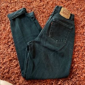 521 black wash Levi’s jeans vintage
